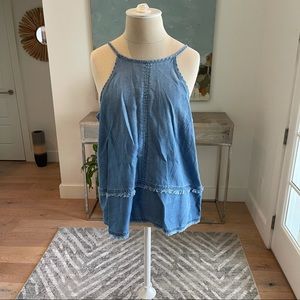 Women’s Cloth & Stone Anthropologie Denim Tank Top Small. EUC.